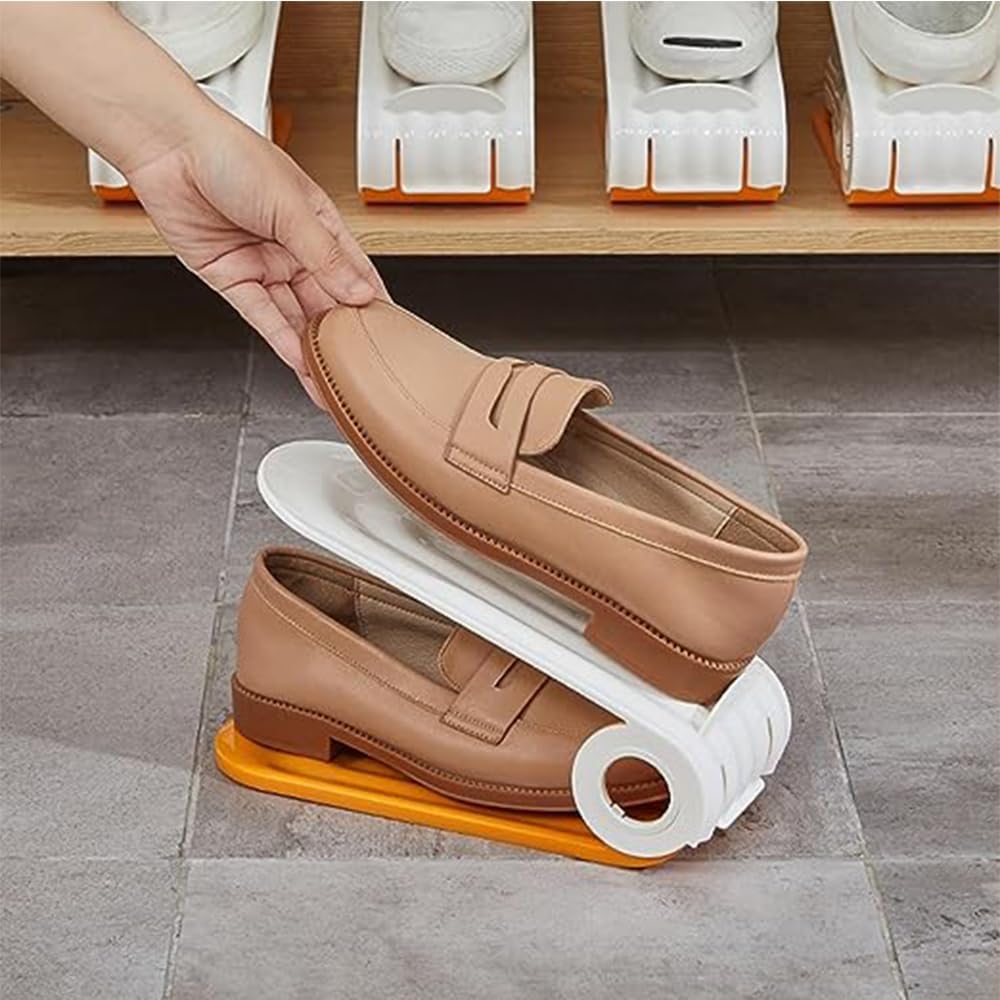 Adjustable Sneaker Slot Organizer Stand